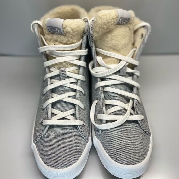 Keds Women's Kickstart Hi TRX Den/Shrl Sneaker Wool WF63654 (CN) - Picture 4 of 9